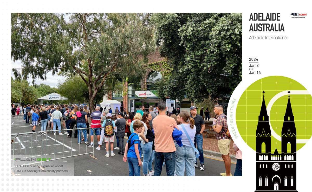 The play today at ATP Adelaide was pure green magic! 🌟🎾 Our PLAN GET booth at The Memorial Drive Tennis Centre was buzzing with green energy! A big shoutout to everyone who swung by! 🌱💚 Let's relive the excitement and keep the green spirit alive!