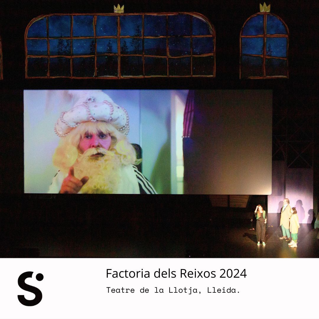 stagelabcoop's tweet photo. Com sempre, un enorme plaer treballar per a portar la màgia de la #FactoriadelsReixos a l'escenari. Fins a la propera vegada, #Reixos !  #Reixos2024 #ReixosLleida #Nadal #FestesLleida #Lleida #stagelab #multimedia #art https://t.co/dSKKvxMpou