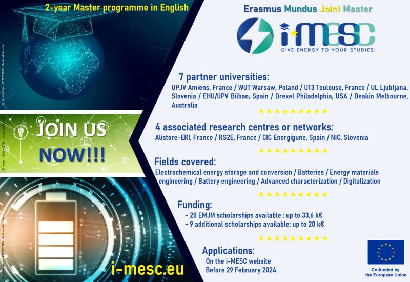 i-MESC (@mesc_plus) on Twitter photo 📢Applications to join i-MESC are still open until 29th February 2024 !
For more information go here 👉 i-mesc.eu
<a href="/Prof_AA_Franco/">Alejandro A. Franco</a> <a href="/C_MASQUELIER/">Christian MASQUELIER</a> @CasasCabanas <a href="/RobertDominko/">Robert Dominko</a> <a href="/EnergyRS2E/">RS2E</a> <a href="/JennyChemy/">Jenny Pringle</a> <a href="/YGogotsi/">Yury Gogotsi</a> 📢Applications to join i-MESC are still open until 29th February 2024 !
For more information go here 👉 i-mesc.eu
<a href="/Prof_AA_Franco/">Alejandro A. Franco</a> <a href="/C_MASQUELIER/">Christian MASQUELIER</a> @CasasCabanas <a href="/RobertDominko/">Robert Dominko</a> <a href="/EnergyRS2E/">RS2E</a> <a href="/JennyChemy/">Jenny Pringle</a> <a href="/YGogotsi/">Yury Gogotsi</a>