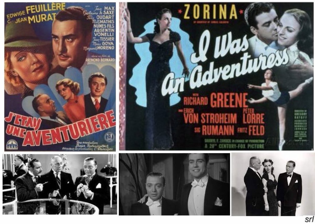 SaveRedlandLibr's tweet photo. 9:55am TODAY on @TalkingPicsTV

The 1940 #Crime film🎥 “I Was An Adventuress” directed by #GregoryRatoff and written by Karl Tunberg, Don Ettlinger &amp; John O'Hara

Based on the 1938 French film🎥 “J'étais une aventurière”

🌟#VeraZorina #RichardGreene #ErichVonStroheim #PeterLorre https://t.co/CFAh5geTqj