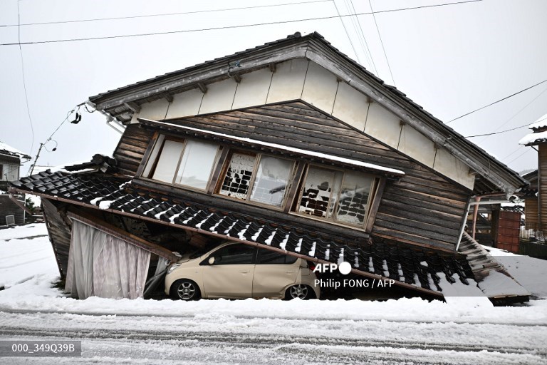 Death toll from New Year's Day quake in Japan rises above 200. 📸 Philip FONG #AFP