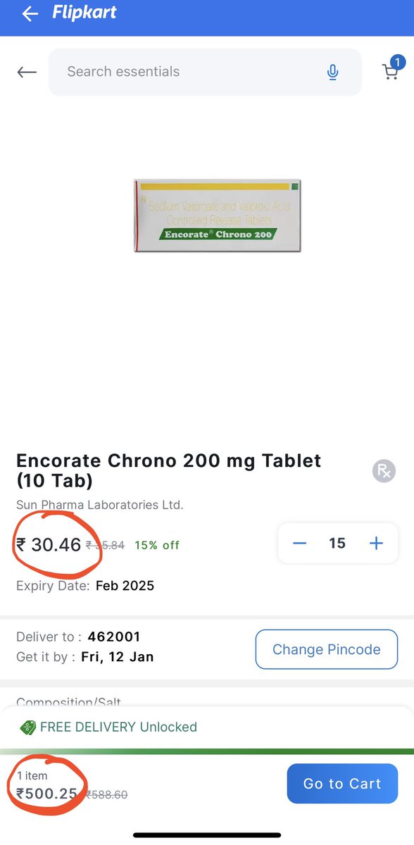 siddfarazz's tweet photo. @Flipkart @flipkartsupport @FlipkartEnables @FlipkartHealth @jagograhakjago @consumr_rights 

what kind of calculation you are using 1 strip is of ₹30 &amp; 15 strips will be of ₹500

what kind of fraud is this ?

#ndtv #cnbc @UN @WHO @MoHFW_INDIA https://t.co/jSO1b2At0Y