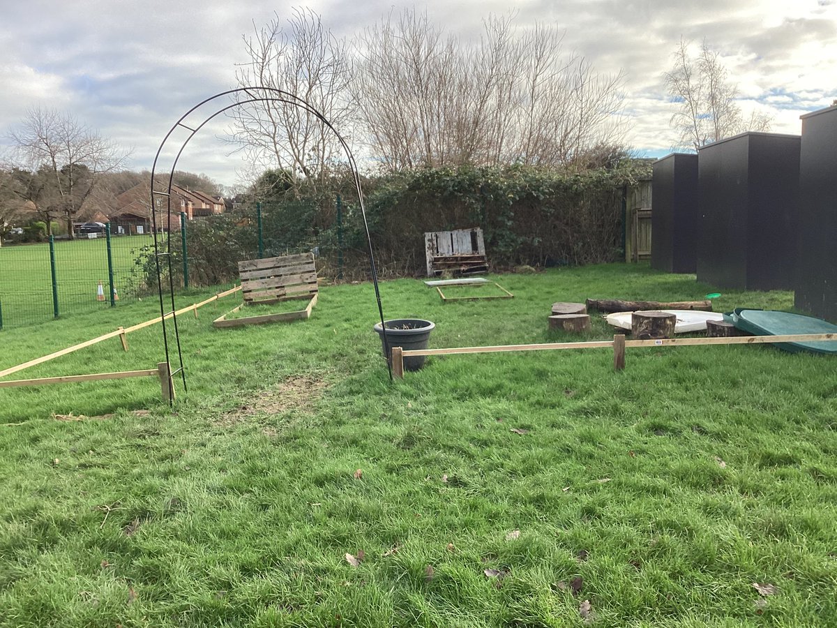 FVA_EYFS's tweet photo. Reception are busy making changes to their outdoor space! We have been awarded a grant by @AvonGardenTrust to develop this area in to a growing garden full of bee friendly flowers and vegetables. The children have also contributed some ideas. https://t.co/Jlj6UMPjGj