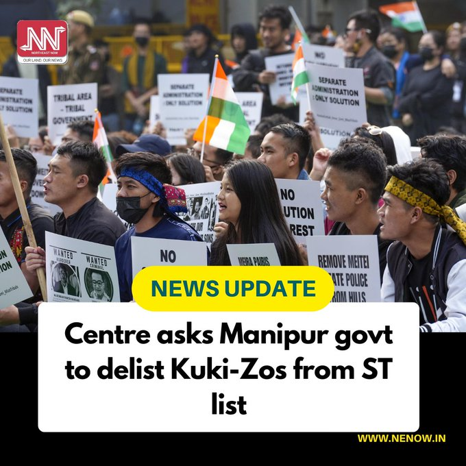 Good step taken by the government.
According to reports, the Manipur government has been urged by the central government to take into consideration removing the Kuki and Zomi populations from the Scheduled Tribes (ST) list.

#KukiZoNarcoTerroristXposed #AbrogateSoO