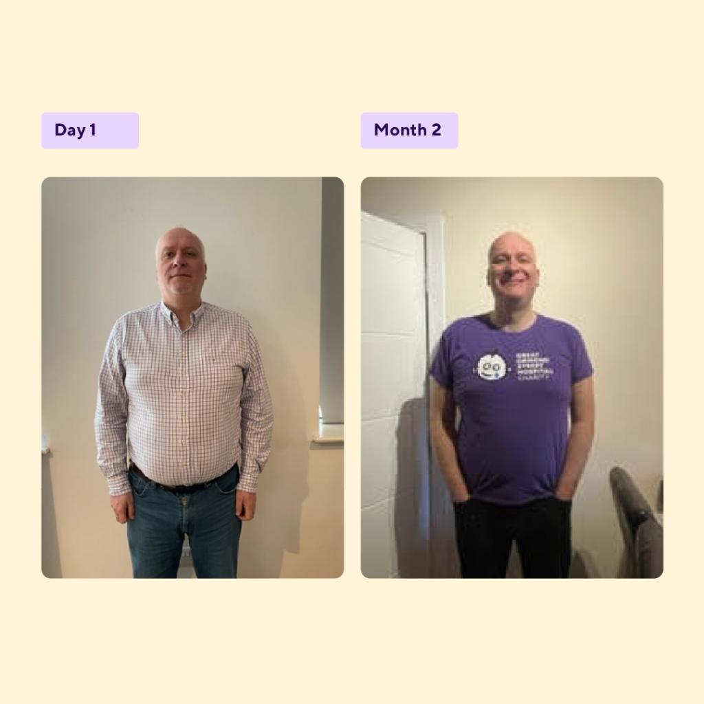 joinvoy's tweet photo. Huge congrats to James for crushing his weight loss journey with us! 👊 In just 2 months, he's turned dedication into results. 🔥 Your commitment is inspiring, keep going! 🏃

#joinvoy #weightloss https://t.co/hjj0ZMLs44