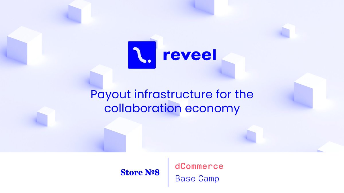 Meet the Store no. 8 Base Camp Accelerator graduate Reveel (<a href="/r3vl_xyz/">Reveel</a>) and read more about their journey below 🧵👇