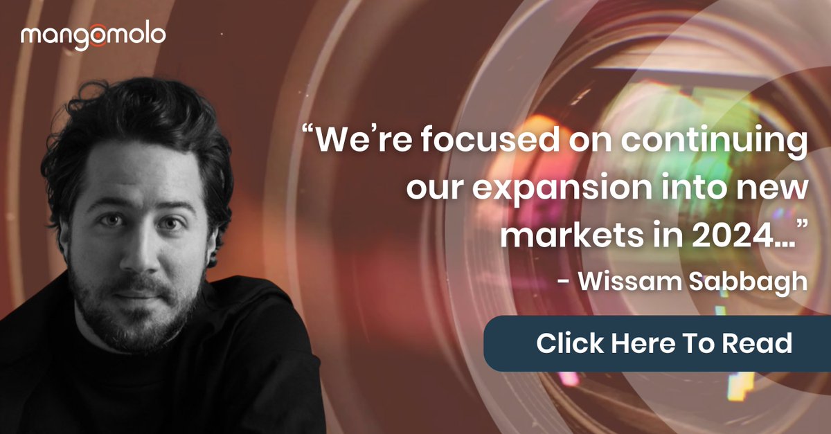 mangomolotweets's tweet photo. Big things are coming for Mangomolo in 2024. Hear what's next from our Founder &amp; CEO, Wissam Sabbagh here: https://t.co/L5jZzqm45i

#GoBigGoDigital #SwitchToMango #OTTVideo #Streaming https://t.co/SqoACKu5bb