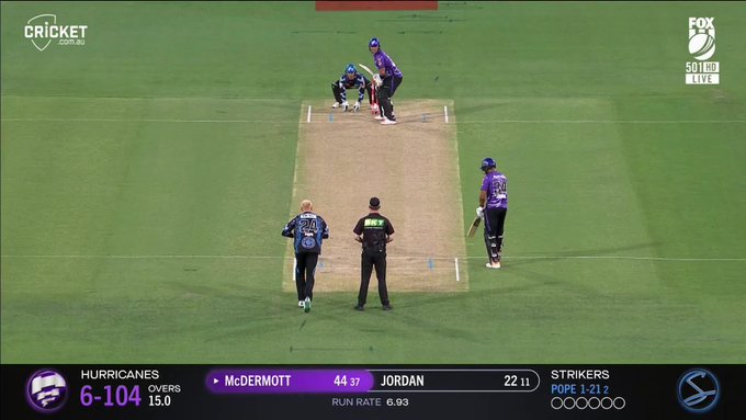 Aussie veteran was on fire today 🔥 📹 Credits: Twitter/BBL
