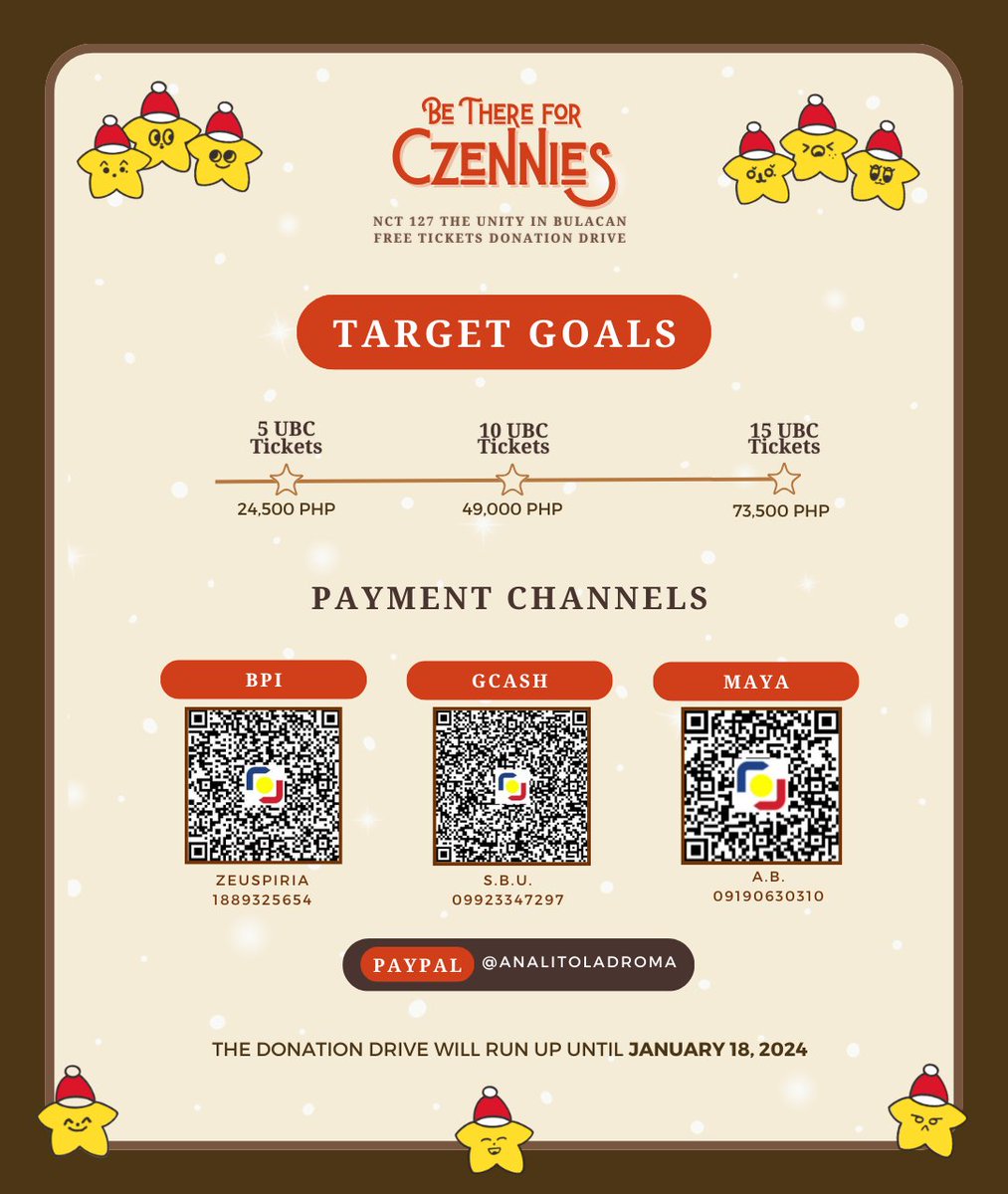 PH NCTZENs! 
The Donation Drive details are here! For anyone who's interested to donate, please kindly click the form link below. International Czennies are also welcome to donate. There is no small amount as long as it's from your heart 💖 Thank you!

forms.gle/oKN8QSnW1kX4Sj…