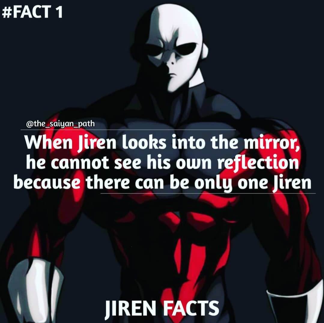 BhdAnkur's tweet image. Some facts about Jiren
A Thread 🧵
#DragonBall #DragonBallDaima
