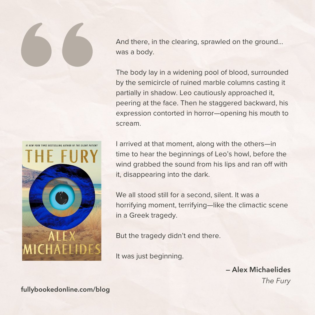 _FullyBooked's tweet photo. #FirstFewPages: Every year for Easter, reclusive ex-movie star Lana Farrar stays with her closest friends on her idyllic private Greek island. And then there was a murder. Trapped overnight, old friendships concealed hatred and a desire for revenge. https://t.co/wGdc6hSTCR