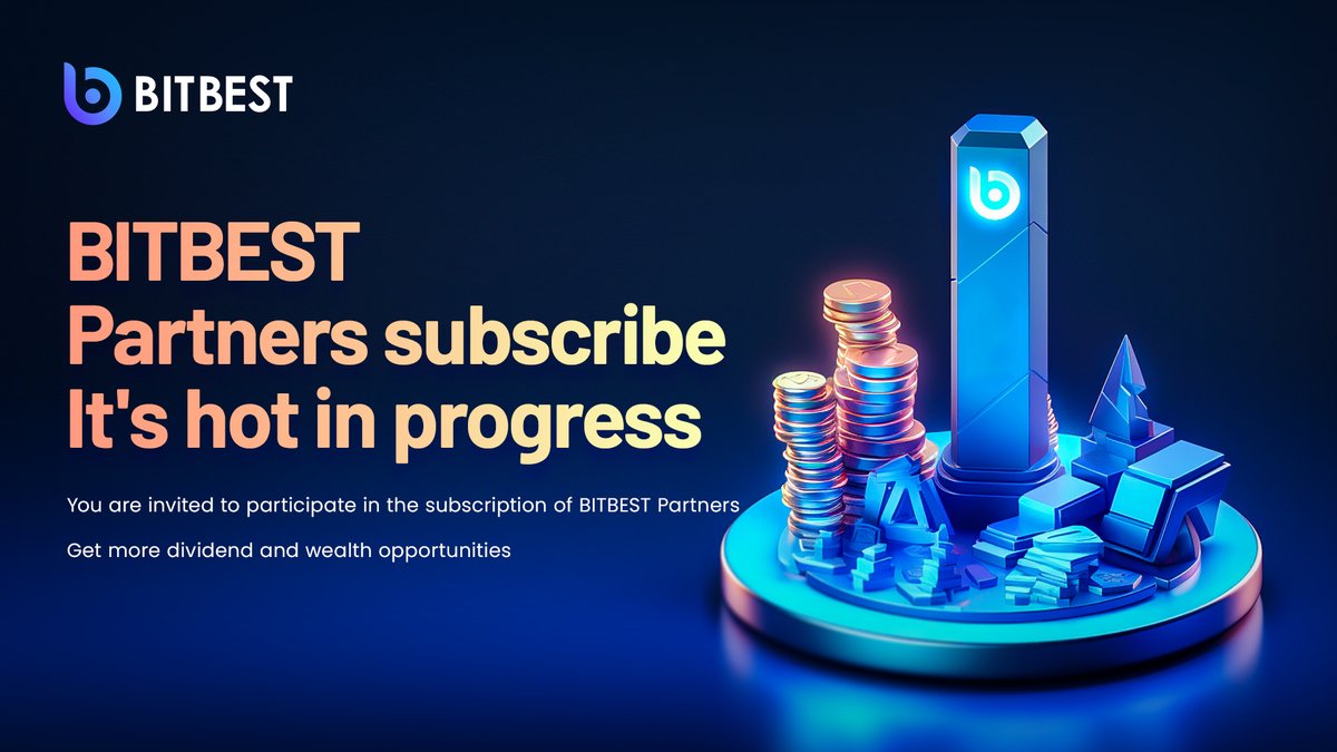 _BitBestdex's tweet photo. Partner subscription for π₯BITBEST is hot! Come and participate actively, become our senior partner, get more dividends, and create wealth together! ππ°#BITBEST # Partner subscribe https://t.co/hCmeykE2E3