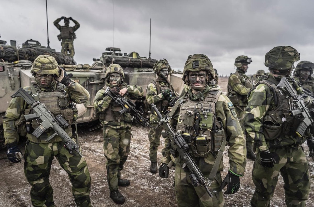 nexta_tv's tweet photo. Sweden to send troops to Latvia to deter Russian Federation

Although #Sweden's accession to #NATO is not yet finalized, it is ready to contribute to the defense of the Baltic states, Prime Minister Ulf Kristersson said. He stressed that Sweden and its neighbors live "in the shadow of #Russia's war of aggression against Ukraine," with "Russia's threats, disinformation and cyberattacks are an attempt to destabilize all of Europe." Kristersson's words are reported by n-tv.

Swedish troops will join the NATO contingent in #Latvia under the command of #Canada.
