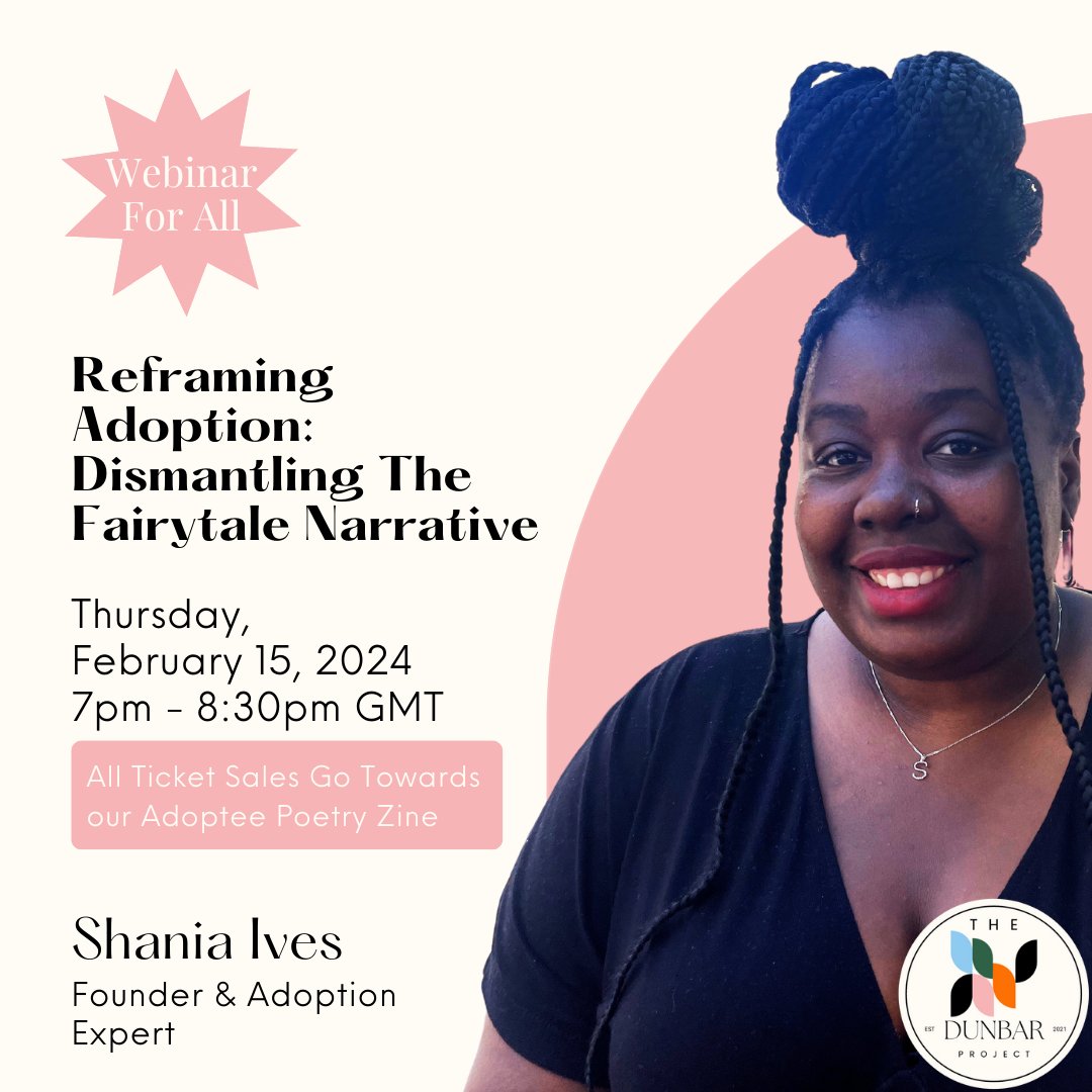 ProjectDunbar's tweet photo. ๐ Join us for an online event challenging adoption narratives! Founder Shania explores complexities. Open to all!
๐๏ธ https://t.co/gki1dEnWBT
๐ #AdoptionReality #AdopteeVoices https://t.co/Roy5FzOjPM