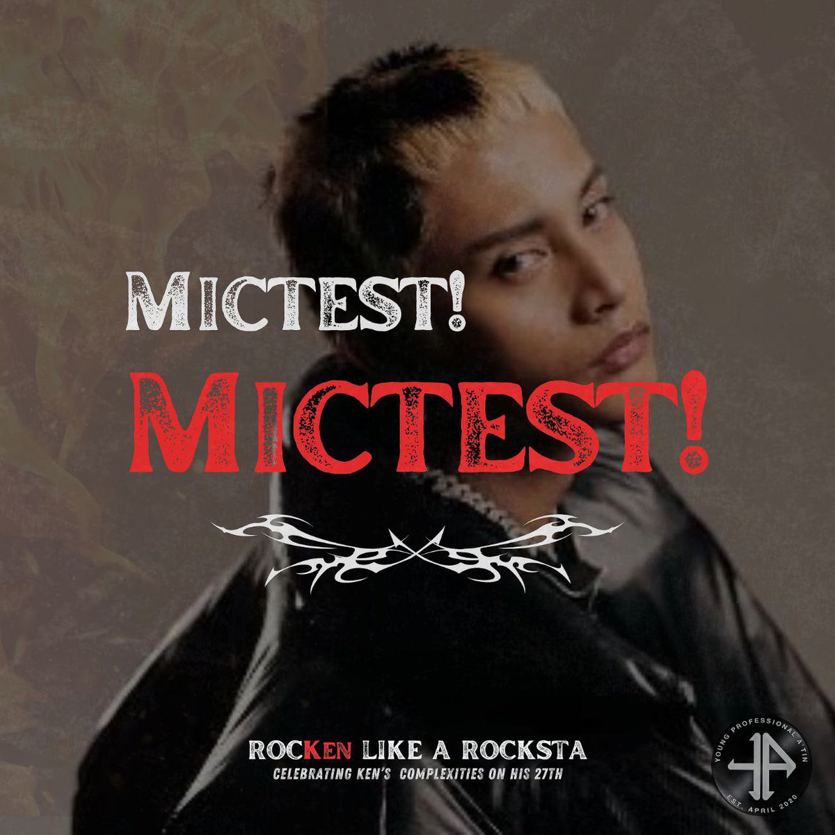 YoungPROAtin's tweet photo. [D-3] MICTEST! MICTEST!

May it be Ken or Felip, our guy has rocked and conquered numerous stages, and it’s indeed a sight to see him perform. 

Drop a clip of your favorite Ken/Felip performance!

FELIP Always3nchanted
@felipsuperior #SB19_KEN
#RocKENLikeARocksta https://t.co/VLxPqwY04m