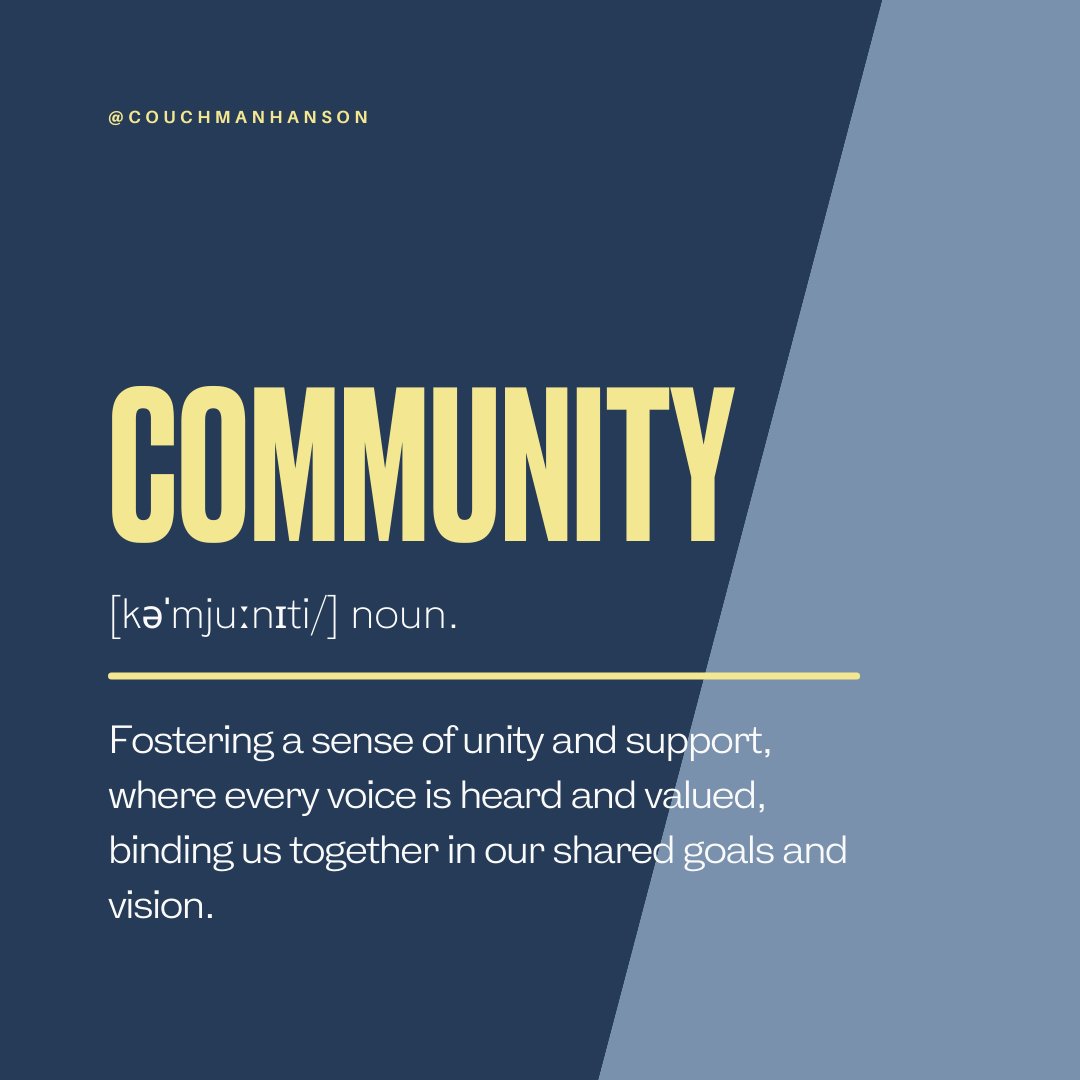 CouchmanHanson's tweet photo. At Couchman Hanson, we believe in building genuine connections with our local community.  To find out more about our company values, please visit our website. 
https://t.co/uenKddg3OO | https://t.co/Z6HcMwsBFe https://t.co/gNiZOaleHv
