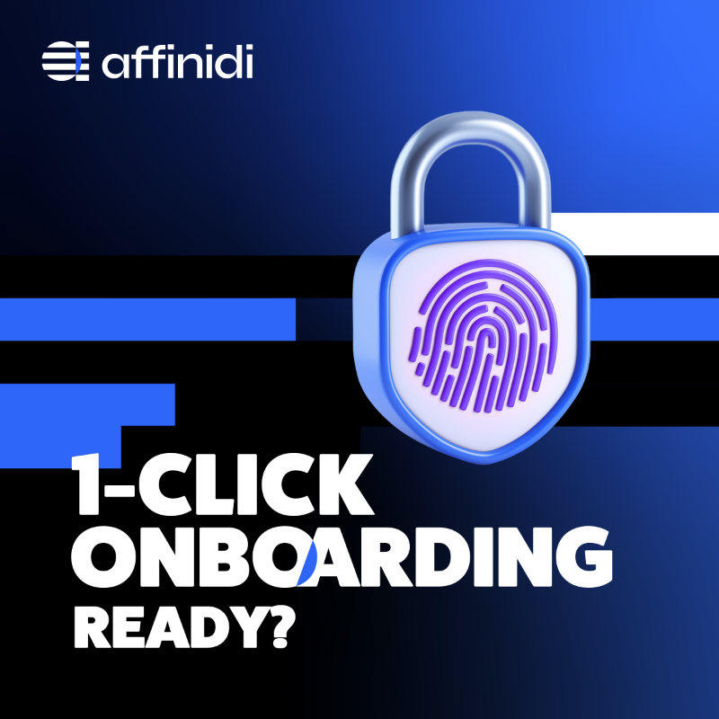 affinidi's tweet photo. With just one click, you're not only onboarded - you're secured. Get ready for a hassle-free experience without compromising on security and privacy. Explore Affinidi now!