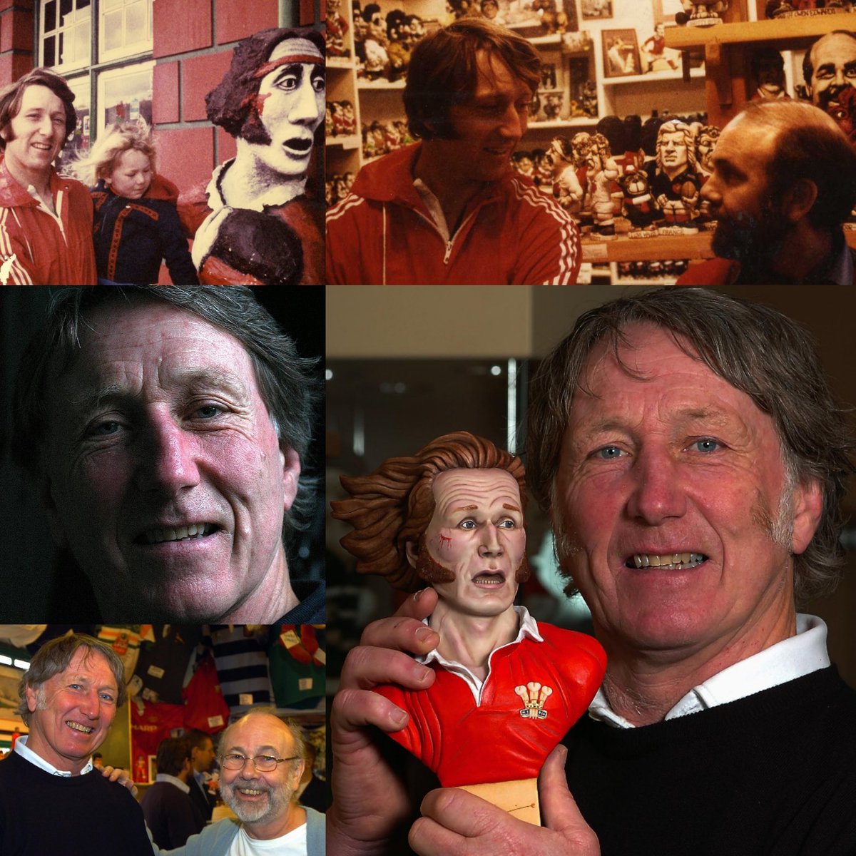 WorldOfGroggs's tweet photo. JPR

Everyone here at the World of Groggs was devastated to hear of the passing of the great JPR Williams. The word "legend" doesn’t do the great man justice. He was the forerunner of the modern running fullback and one of the bravest players who ever pulled on the red shirt of Wales. 

I have often written that JPR was a huge inspiration to me as a Groggmaker and rugby supporter. At a very young age he became my favourite subject…. I loved making him. He had it all - the mane of auburn hair, rolled down socks, trademark sideburns and he was always sporting some kind of facial scar, which I loved including in his figures. 

Indeed, his disregard for his own safety seemed to sum up his fearless attitude both in attack and defence, and he never put less than 100% into every game he played. He was an extraordinary human being, and it was a privilege to meet him and get to know him over the years. 

The last time I spoke to John, I named every scar on his face, including where and when he got them. He listened to me patiently and then remarked,
“You know your stuff don’t you!” to which I replied,
 “Well, I’ve been studying your face all my life John”. 
He took my idolatry very gracefully!

Alongside Gareth, JPR was the first named figure my father made over 54 years ago, which started everything for us here at the Groggshop. We will be forever grateful for John and his family’s support and understanding over the years.

Our love and thoughts go out to Scilla and the family at this difficult time. 
Rest in peace, JPR Superstar