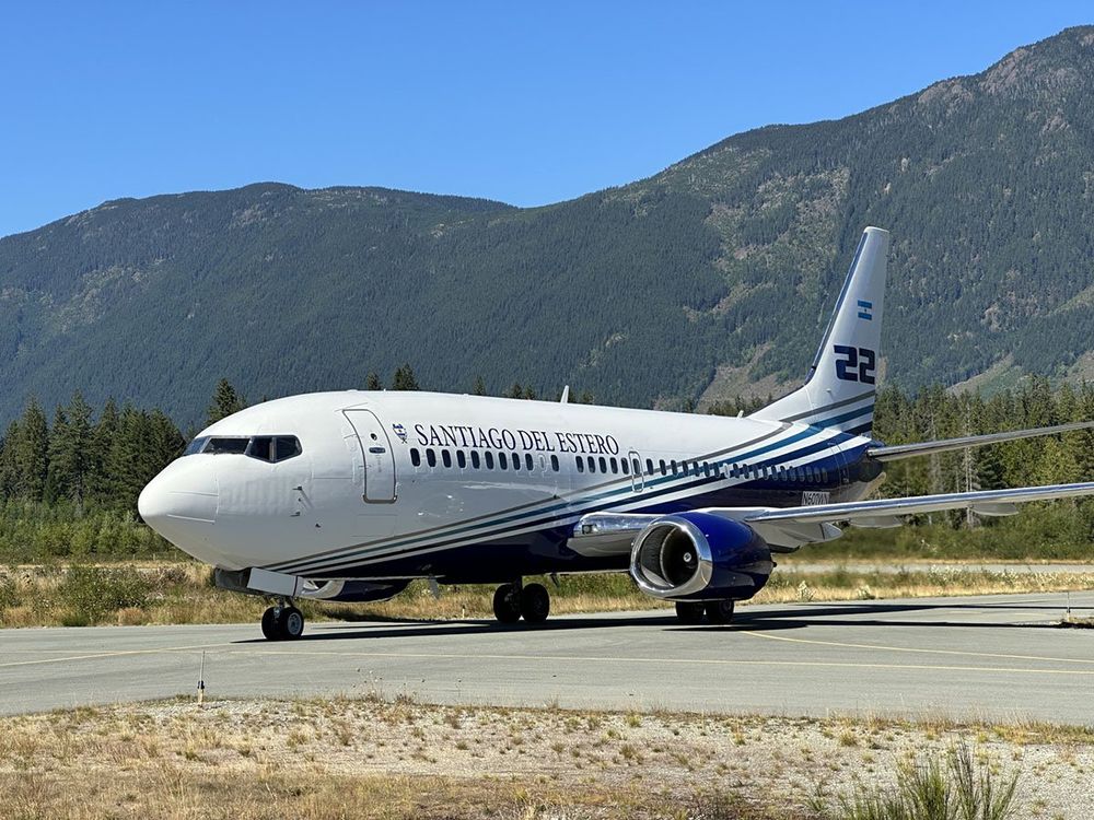 eulfred's tweet photo. Le premier Boeing 737 "#Fireliner" de lutte contre les feux de forêt de la province argentine "Santiago Del Estero" a été livré fin décembre par @CoulsonAviation
https://t.co/xUUqcAGG5p
@AeroBuzzfr https://t.co/xs7HYZTD96