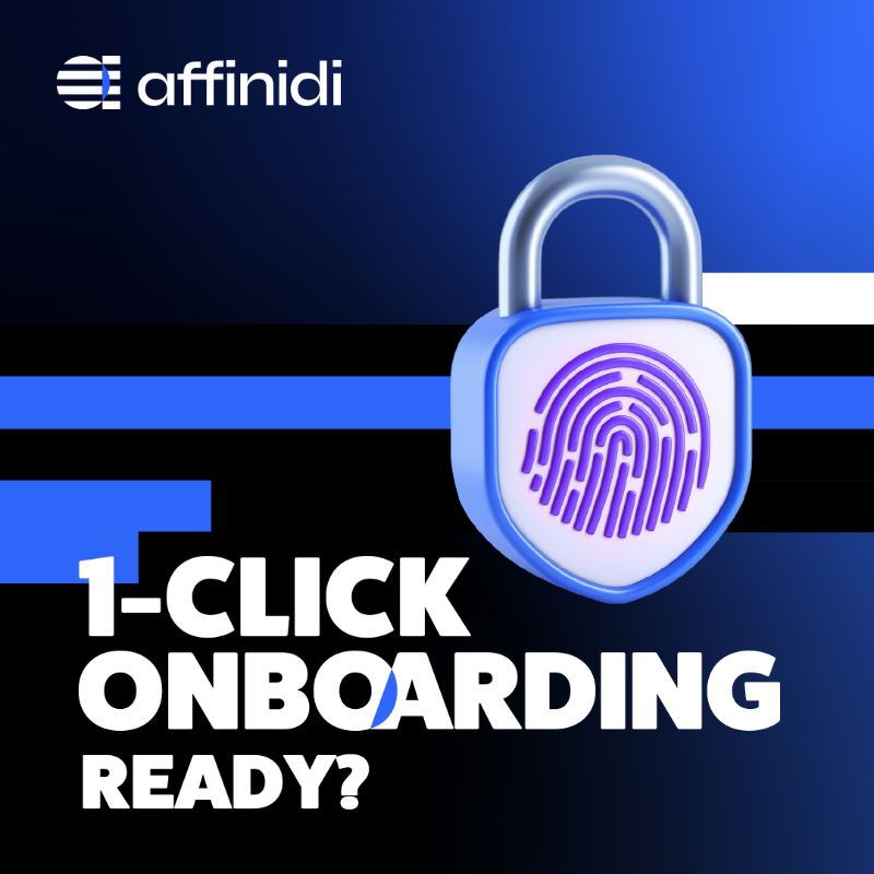 affinidi's tweet photo. With just one click, you're not only onboarded - you're secured. Get ready for a hassle-free experience without compromising on security and privacy. Explore Affinidi now!