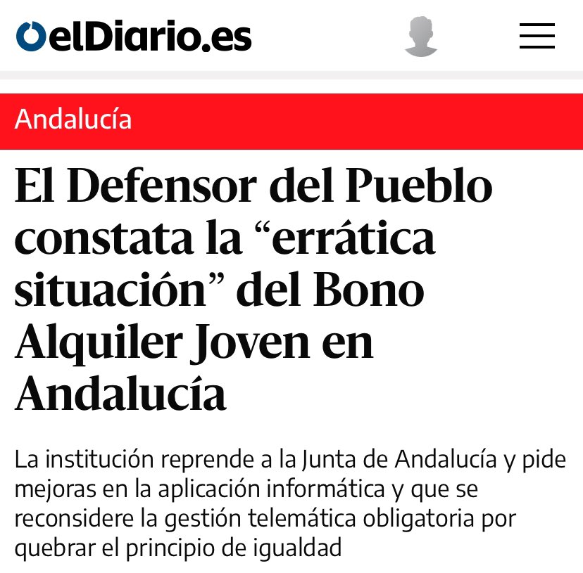 GC_Esperanza's tweet photo. Lo pero de esto no es el ridículo que está haciendo Moreno Bonilla y su gobierno por no saber gestionar esta ayuda.

Lo peor es que hay miles de jóvenes andaluces, con dificultades económicas, que no pueden hacer frente al pago del alquiler, y que ven como la incompetencia de sus gobernantes añade más incertidumbre a sus vidas.

https://t.co/TFjgxwGtjm