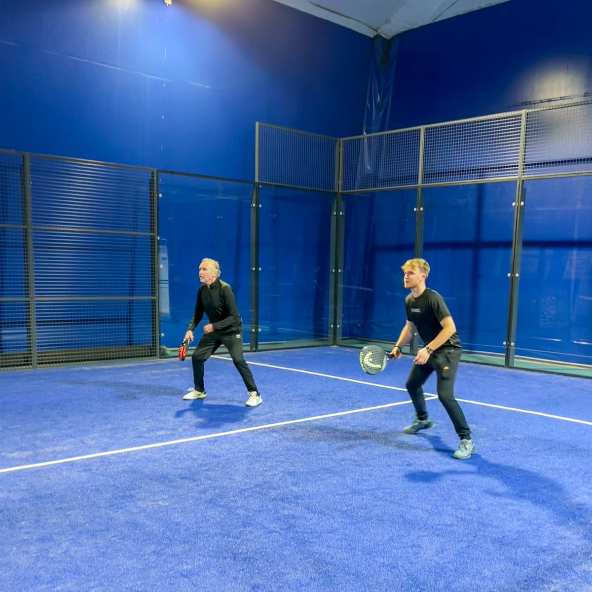 Really successful 1st day of Padel at RVTC!!! Lots of smiling faces, fist pumps and new converts to Padel!!! 🎾😊👍