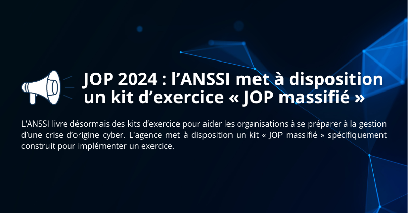 CrisotechParis's tweet photo. 🗝 Préparez votre entreprise pour les défis cyber des #JOP24 avec le kit d'exercice de gestion de crise de l'@ANSSI_FR .

Sensibilisez-vous aux bonnes pratiques, organisez des exercices efficaces et adaptez-les à votre contexte.

#Cyber #Crise @Paris2024