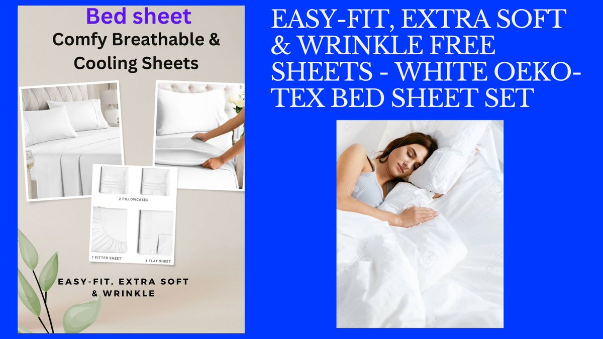 Sheets for Bed 

Get instance access to buy quality  Bed Sheets 
perubossoffer.com/sheets-for-bed/
4 PIECE BED SHEET SET
DEEP POCKETS/ EASY FIT:
FEEL THE DIFFERENCE:
HIGHEST QUALITY BRUSHED MICROFIBER:
GREAT SHEETS FOR THE PRICE!
#bedsheet #homedecor #homedecoration #bedroom