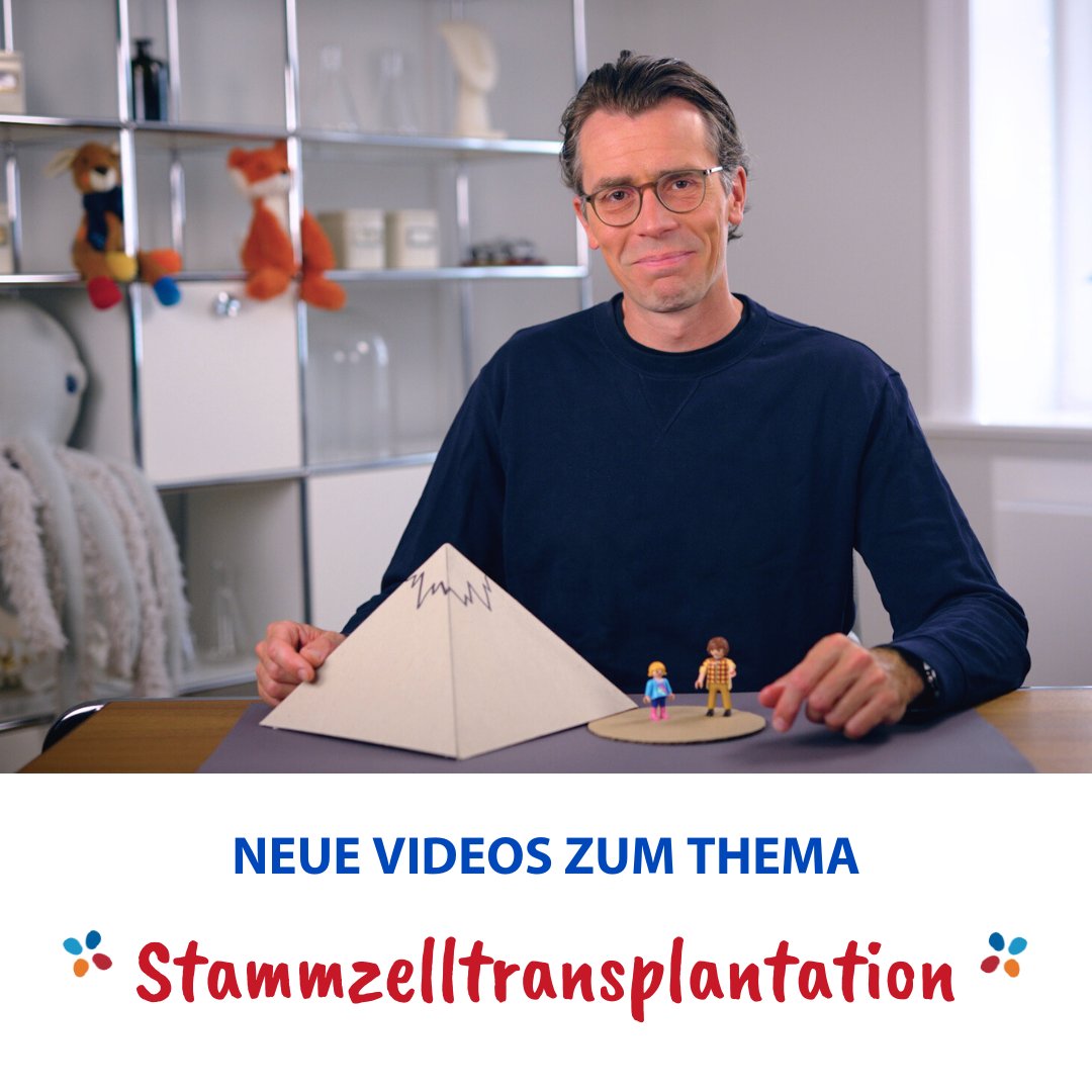 Weiter geht’s mit unserer Videoreihe „Krebs bei Kindern klargemacht“ mit @DrJWimmer! In den nächsten Videos dreht sich alles um die #Stammzelltransplantation. Jetzt auf YouTube reinschauen! ➡️ youtube.com/@kitz_hd/videos