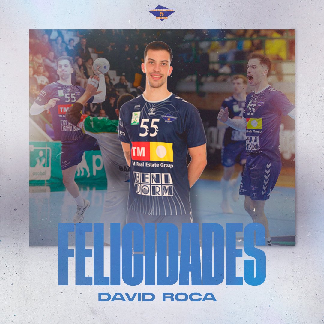Hoy cumple años un crack!! 🙌🙌 nuestro primera línea del equipo ASOBAL 💪
Felicidades <a href="/david_roca5/">David Roca</a> 🎂🎂