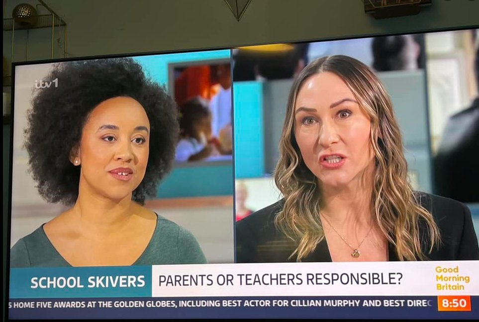Please change your guidelines and ban the word 'skiving' <a href="/GMB/">Good Morning Britain</a> Many of us have children who can't go to school because of anxiety, ADHD or autism. We get blamed for absence when we are protecting distressed children. Your reporting is a kick in the teeth. Please reply.