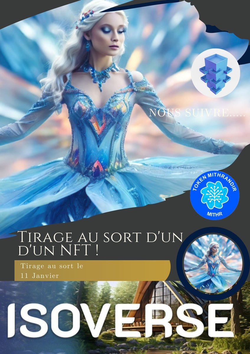 🛰️GIVEAWAY🚀
 🌲(NFT) ALERT  
Prize:  Sorteo de un NFT sorpresa de Token Mithrandir
 To enter:  Follow <a href="/Tokenmithr/">Token Mithrandir</a> &amp; <a href="/isoverseproject/">IsoVerse Project ®️</a> 
🌲Like &amp; Retweet this tweet &amp; Tag 3 friends
🌲Like &amp; retweet our pinned tweet 

#ADA#NFT#Web3 🚀🌳🧙‍♂️ #Cardano 
Winners picked Sunday 01-11-24