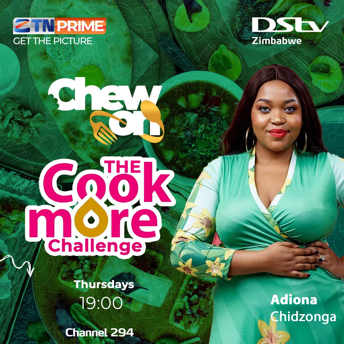 ZTNPrime's tweet image. From sizzling stir-fries to decadent desserts, get ready to embark on a culinary journey like no other #CookMore challenge . 

 Let’s turn up the heat and get cooking on #ChewOn on #ZTNPrime #DSTV294 every Thursday @ 19:00 HR CAT

 @cookmore_zw 

#GetThePicture #Zimbabwe
