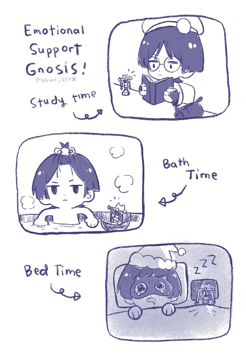 Bonus! Scara with his emotional support gnosis 