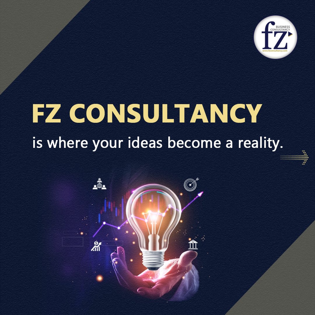 ConsultancyFz's tweet photo. FZ Consultancy is where your ideas become a reality.

#businessconsultancy #business #businessconsultant #businessconsulting #businessconsultants #entrepreneur #businesscoach #consultancy #businessstrategist #marketing #businesssetup #startup #businesstips #smallbusiness https://t.co/tP2GCxF7NA