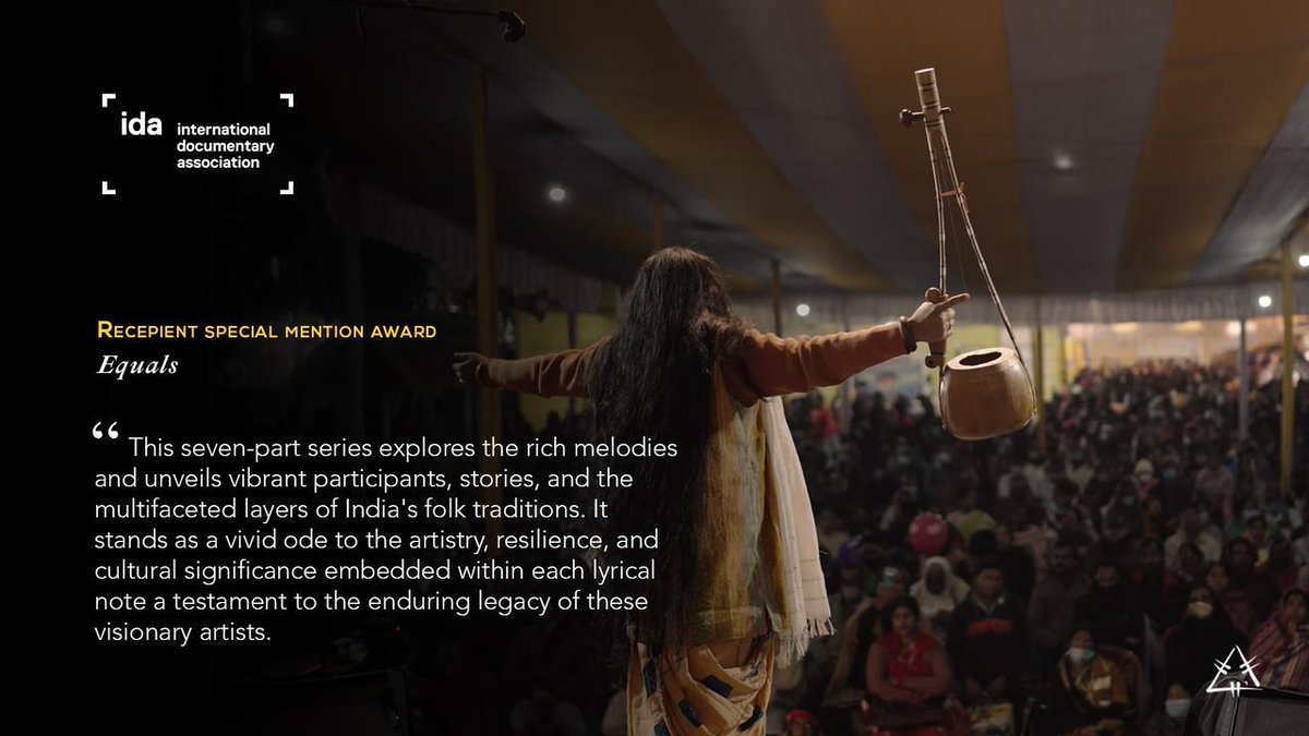 WCAPostStudio's tweet photo. We congratulate @AnahadFoundation Shuchi Roy, Abhinav Agrawal @ZeeEntertainmentEnterprises for #Documentary #webseries“EQUALS”directed by Suruchi Sharma. It is #honored with #Jury award by #InternationalDocumentaryAssociation in the Best #ShortForm #Series 
#DI by WCA Post Studio https://t.co/7d6SzHAmOB