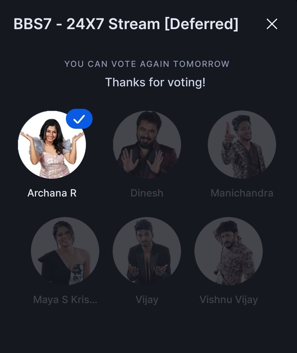 ajithkrish97's tweet photo. Whatever, Compare to other people. She is far better to hold the title than others

#Archana 🔥

#BiggBossTamil7
#BiggBoss7Tamil
#BiggBossTamil 
#BiggBoss #Maya #Dinesh #Mani #VijayTelevision https://t.co/XN0pKWTvq3