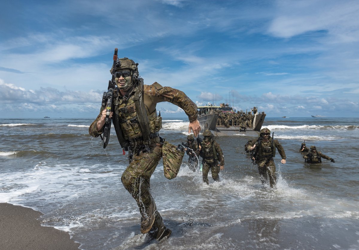 DefenceAust's tweet photo. True or false? Exercise Alon is a part of #IPE23. True! As part of IPE, #YourADF completed Exercise Alon—a joint bilateral amphibious activity and included complex air, land and maritime training with forces from the Philippines, Australia and the United States. https://t.co/BHyF4RT7g6