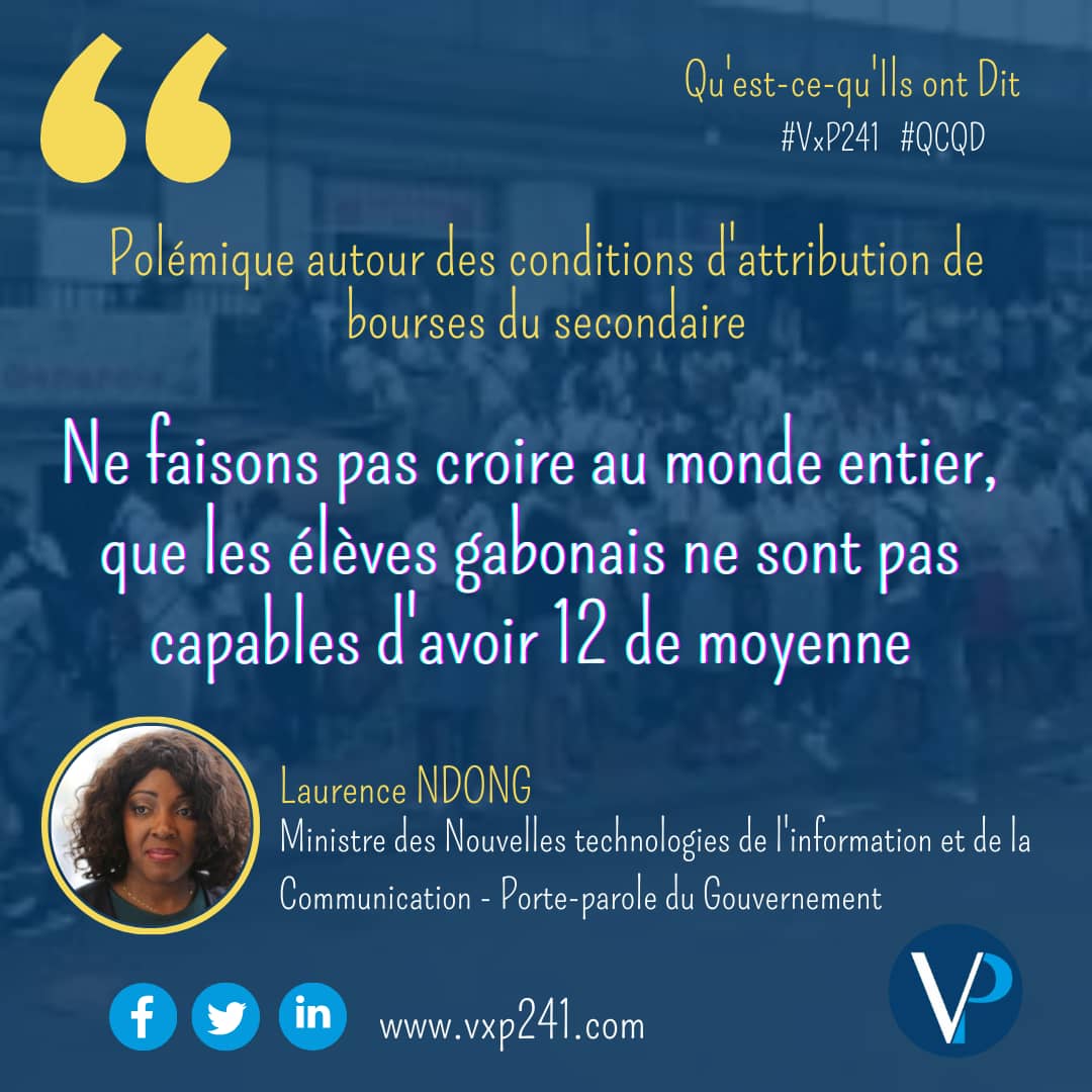 241Vox's tweet photo. 📍 #QU_EST_CE_QU_ILS_ONT_DIT🎙️ #QCQD 
𝐋𝐚𝐮𝐫𝐞𝐧𝐜𝐞 𝐍𝐃𝐎𝐍𝐆 𝐚 𝐝𝐢𝐭 👇
#Gabon
#VXP241 https://t.co/BHTVTeiSIw
