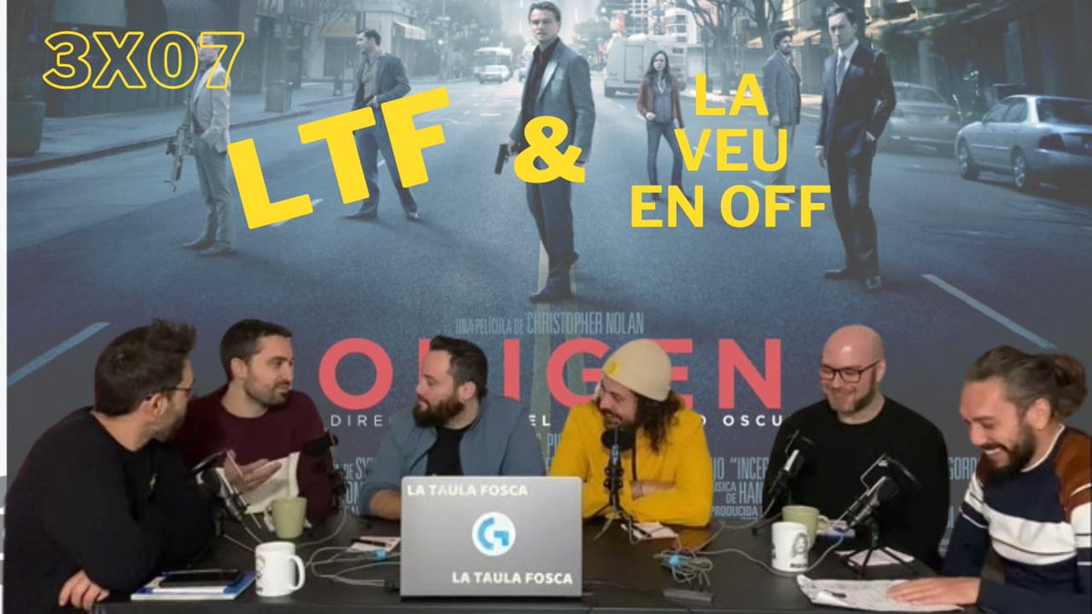 Per a començar aquest any enganyem als amics de @laveuenoffpodcast i parlem de origen pel·lícula protagonitzada per el gran Leonardo DiCaprio amb Cristopher Nolan a la direcció i un gran repart.
Esperem que gaudiu com vam gaudir nosaltres.