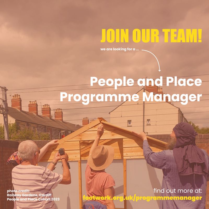 #jobopportunity 📢 Could you be our new People and Place Programme Manager? Less than a week to #apply to join Footwork and engage deeply at a #grassroots level with the #enterprising #innovators we support. Find out more: lnkd.in/eTJmyvaE