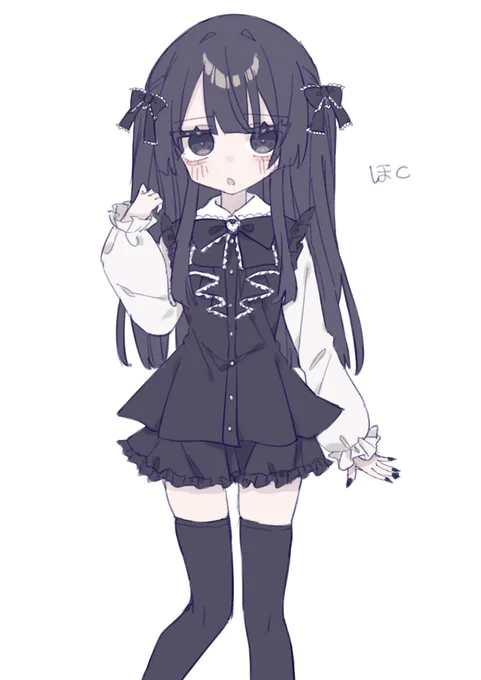 可愛いお洋服欲しいなって絵 