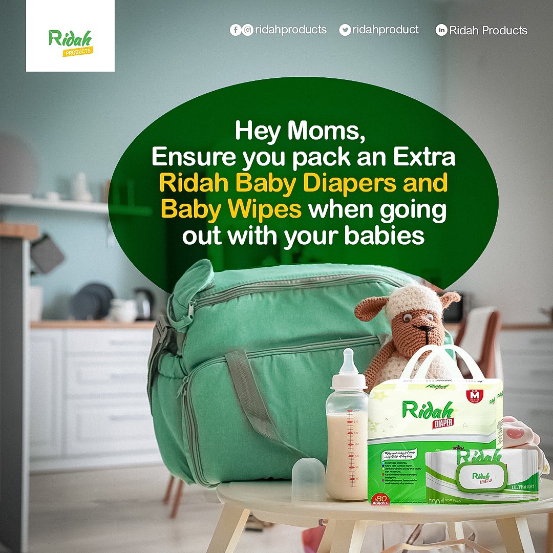 Hey Moms,

Here is a useful reminder for you when packing your baby’s bag to help you stay prepared and never to be caught off guard. 

#ridahproducts #momlife #motherhood #parenting #diaper #tips #motherhood #giftforbaby #babybag #babies #parentingtips #retweet #share