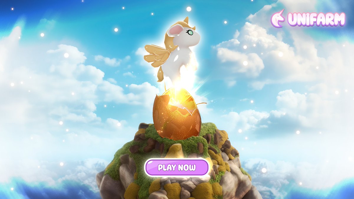 UniFarmMeme's tweet photo. Hatch adorable Unicorn from shimmering eggs!
Are you ready for some unicorn magic. ✨
#UniFarm $UNIF #Web3gaming #Web3Games #Play2Earn https://t.co/XmMn6lk26F