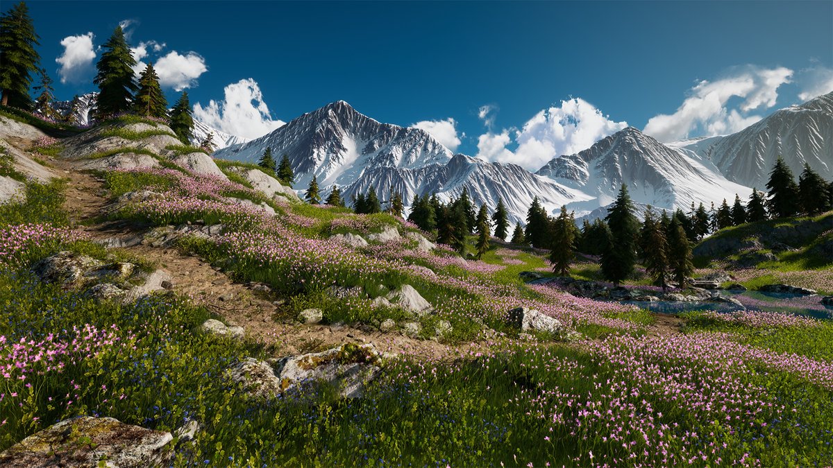 Kaeiki_Deki's tweet photo. Happy #PortfolioDay everyone ! 

I'm Aude and I'm a Mid 3d Environnement Artist with a preference for a vegetation specialization🌿

I'm currently open to work!! Im based in France and I'm able to work remotely 🥸

✉️ verquin.aude@gmail.com
🎨 https://t.co/6vd8pO3yoE https://t.co/23VYpze25f