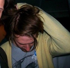 (  <—–  definitely  regrets  drinking  .  )