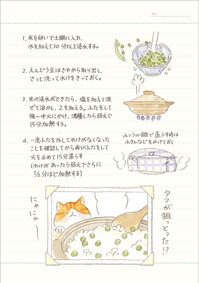ねことじいちゃん(10)特装版レシピノート「わしのレシピ」の中身を少しお見せします!

豆ごはん、鯛めし、雀寿司、ぜんざいなど28品のレシピを収録!
書店〆切は1月18日(木)まで。
Amazon・楽天ブックスなどネット書店でも予約受付中です🍙

▼詳しくはこちら
https://t.co/wGDpHX2c75 