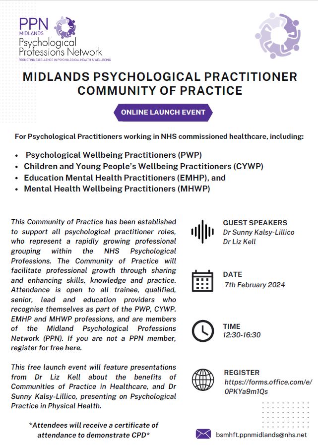 Psychological Professions Network Midlands tweet media