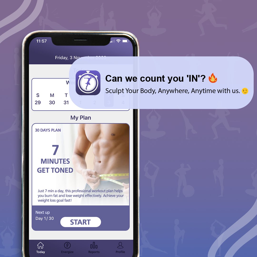 JessicaRay34237's tweet photo. Fit in 7 is one of the best workout app that help users to track their progress over time. This includes monitoring changes in weight, body measurements, and performance metrics. Simply avail it free from App Store.
https://t.co/vPWuf1a21Y https://t.co/maVtRxF62z