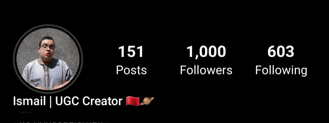 Hit 1K followers on Instagram! 🔥Every step forward counts, no matter how tiny. Cheers to progress and chasing those UGC dreams! 📷#SmallWinsMatter #keepgrinding #UGC